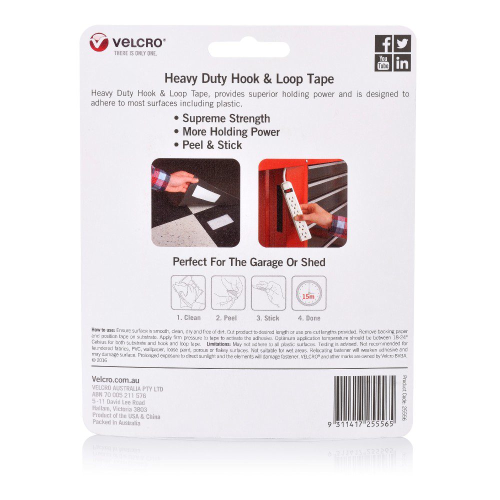 VELCRO Brand VELCRO Brand Heavy-Duty Stick On Tape 50mm x