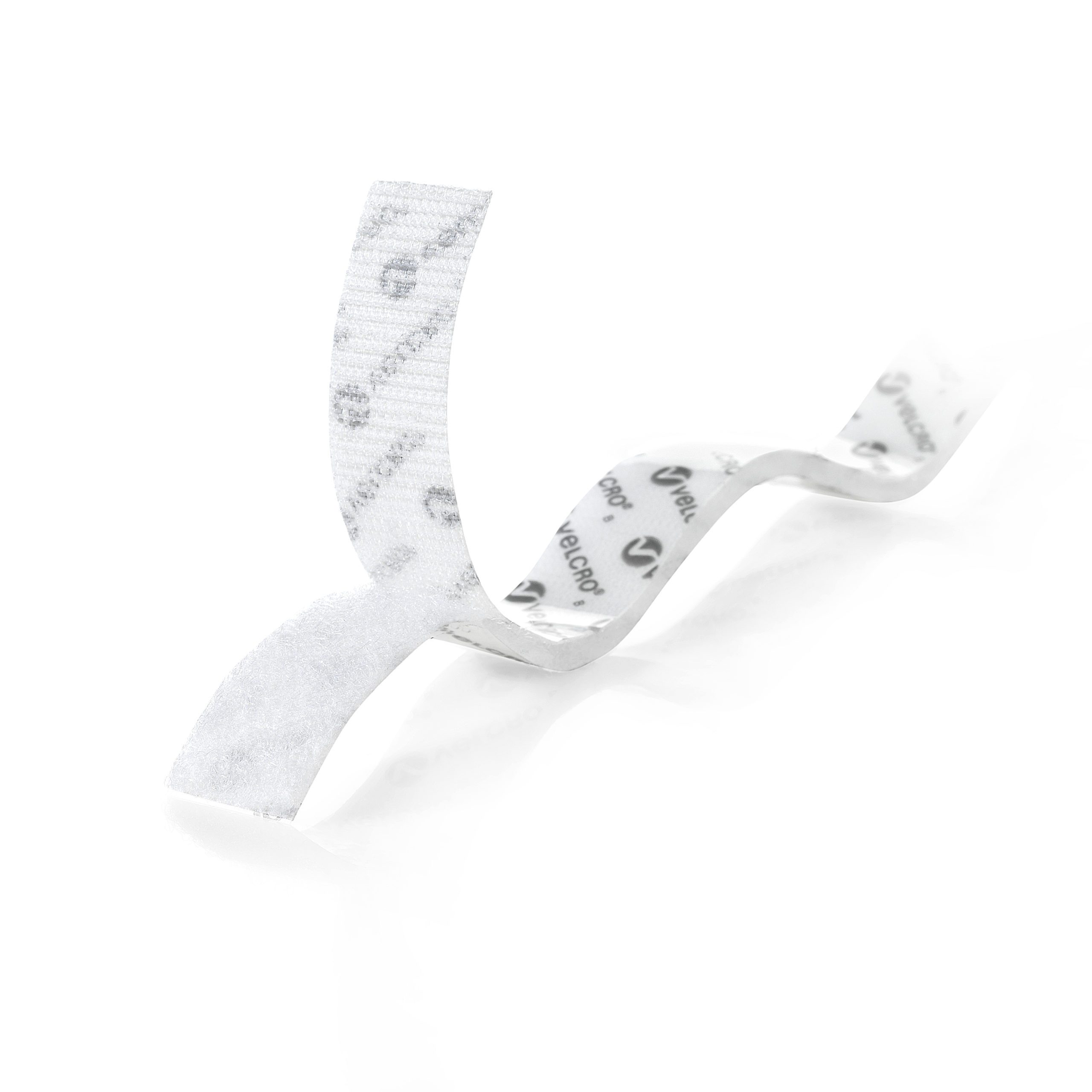 VELCRO Brand Hook and Loop Tape White 19mm x 1.8m